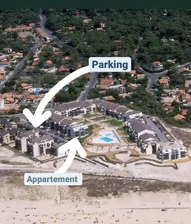 Au Bord De L'océan Avec Piscine Appartamento Lacanau